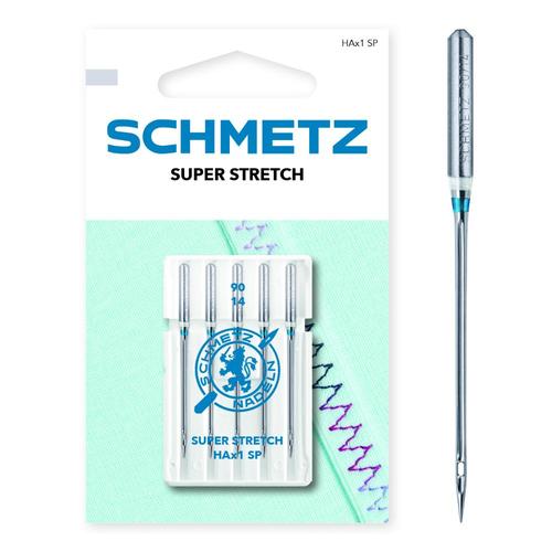 Set 5 ace de cusut Black, materiale delicate elastice, finete 90, Schmetz HAX1 SP SU VDS 1 Set 5 ace de cusut Black, materiale delicate elastice, finete 90, Schmetz HAX1 SP SU VDS