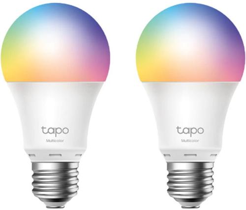 Set 2 becuri Wi-Fi inteligente TP-Link Tapo L530E, Multicolor, Wi-Fi 2.4GHz, 806 Lumeni, E27 1 Set 2 becuri Wi-Fi inteligente TP-Link Tapo L530E, Multicolor, Wi-Fi 2.4GHz, 806 Lumeni, E27