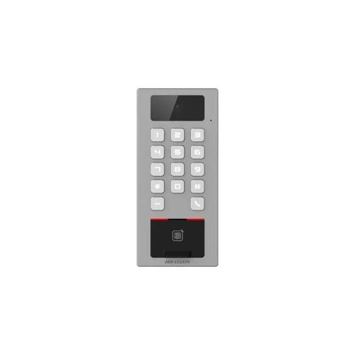 Terminal control acces si interfon cu camera, tastatura, card, Bluetooth, Wi-Fi, Alarma - HIKVISION DS-K1T502DBFWX-C