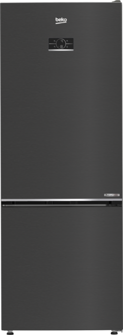Combina frigorifica Beko B3RCNE564HXBR, 490 l, Clasa E, No Frost, AerFlow, HarvestFresh, H 192 cm (Negru/Inox)