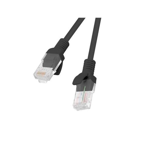 Cablu Patchcord Lanberg RJ45, Cat. 5e UTP, 0.5m, Negru 1 Cablu Patchcord Lanberg RJ45, Cat. 5e UTP, 0.5m, Negru