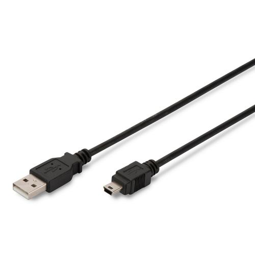 Cablu de date, Assmann, USB 2.0, 1.8 m, Negru 1 Cablu de date, Assmann, USB 2.0, 1.8 m, Negru
