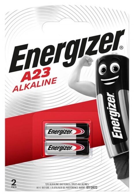 Baterii alkaline Energizer A23, E23A, 2 buc/set 1 Baterii alkaline Energizer A23, E23A, 2 buc/set