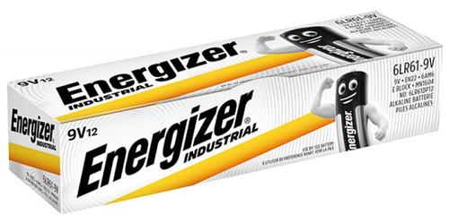 Baterii industriale 9V Energizer, 12 buc/cutie 1 Baterii industriale 9V Energizer, 12 buc/cutie
