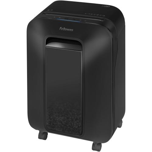 Distrugator de documente Fellowes LX201, micro cut, 12 coli, Nivel securitate P5, 22 L (Negru) 1 Distrugator de documente Fellowes LX201, micro cut, 12 coli, Nivel securitate P5, 22 L (Negru)