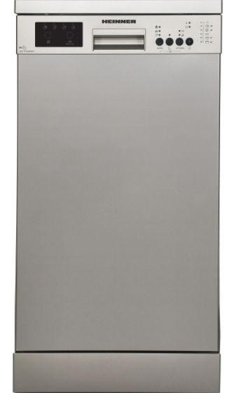 Masina de spalat vase Heinner HDW-FS4506DSE++, 10 Seturi, 6 Programe, Clasa E, 44.80 cm (Argintiu)