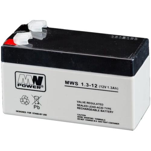 Acumulator MW POWER MWS1.3-12 ,1.3AH/12V 1 Acumulator MW POWER MWS1.3-12 ,1.3AH/12V