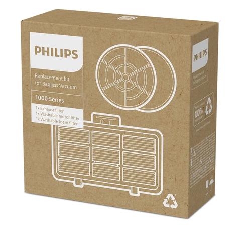Set filtre de schimb Philips  XV1210/01, pentru aspiratoare fara sac din seria 1000