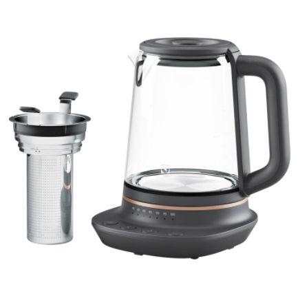 Fierbator de apa Electrolux Explore 7 E7GK1-8BP, 2400 W, 1.7 L, Set infuzor ceai inclus (Negru/Transparent) 1 Fierbator de apa Electrolux Explore 7 E7GK1-8BP, 2400 W, 1.7 L, Set infuzor ceai inclus (Negru/Transparent)