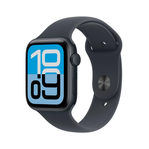 Smartwatch Apple Watch SE 3 (2025), GPS, 44mm, Ecran Retina LTPO OLED, Chip S10 cu Procesor Dual-Core, 64GB Flash, Wi-Fi, Bluetooth, Curea Sport Band S/M (Negru) 1 Smartwatch Apple Watch SE 3 (2025), GPS, 44mm, Ecran Retina LTPO OLED, Chip S10 cu Procesor Dual-Core, 64GB Flash, Wi-Fi, Bluetooth, Curea Sport Band S/M (Negru)