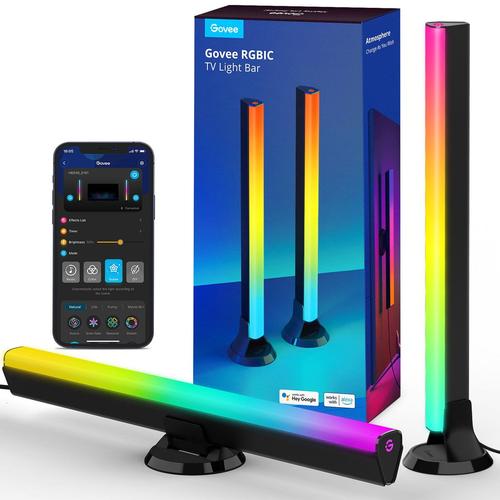 Bare luminoase TV Govee H6046311, Iluminare LED RGBIC, 2,4 GHz Wi-Fi, Bluetooth 1 Bare luminoase TV Govee H6046311, Iluminare LED RGBIC, 2,4 GHz Wi-Fi, Bluetooth