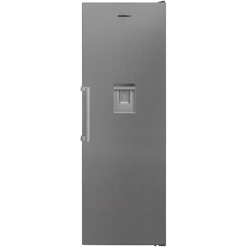 Frigider cu 1 usa Heinner HF-V401NFXWDE++, 389 l, No Frost, Control electronic, Dozator de apa, Iluminare LED, Clasa E, H 186 cm (Inox)