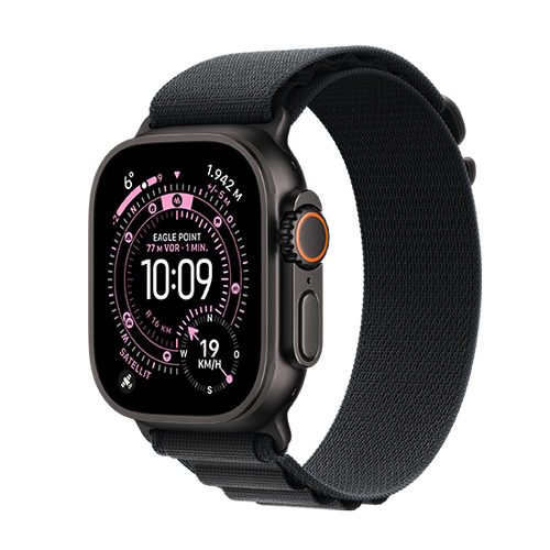 Smartwatch Apple Watch Ultra 3, 49mm, GPS + Cellular, Ecran Retina LTPO OLED, Chip S10 cu Procesor Dual-Core, 64GB Flash, Wi-Fi, Bluetooth, NFC, Alpine Loop Medium (Negru) 1 Smartwatch Apple Watch Ultra 3, 49mm, GPS + Cellular, Ecran Retina LTPO OLED, Chip S10 cu Procesor Dual-Core, 64GB Flash, Wi-Fi, Bluetooth, NFC, Alpine Loop Medium (Negru)