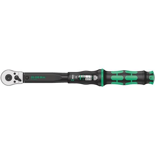 Cheie dinamometrica cu maner reversibil, 405mm, 1/2inch, 20 - 100 Nm, Wera Click-Torque C2 1 Cheie dinamometrica cu maner reversibil, 405mm, 1/2inch, 20 - 100 Nm, Wera Click-Torque C2