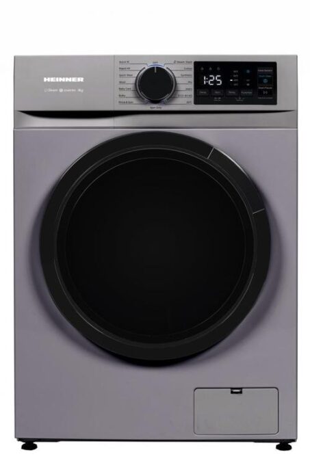 Masina de spalat rufe HEINNER HWM-M914IVNSA+++, 9 kg, 1400 rpm, Motor inverter, 15 programe, Clasa A (Argintiu)