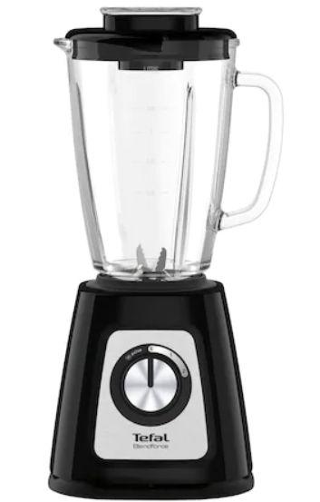 Blender Tefal Blendforce BL438831, 800 W, Powerlix, Smart Lock, 1.75 L (Negru/Argintiu)