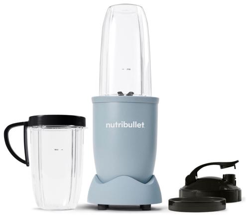 Blender Nutribullet Pro NB907MASL 0C22300145, 900 W, 1 viteza, cupa inalta 0.9l, cupa inalta 0.7l, 5 accesorii (Gri/Albastru)