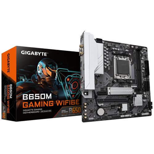 Placa de baza GIGABYTE B650M GAMING WIFI6E, AM5, AMD B650, mATX