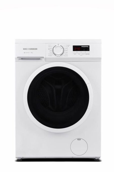 Masina de spalat rufe HEINNER HWM-M9014SMA+++, 9 kg, 1400 RPM, 15 programe, Display Digital, Motor Inverter, Clasa A (Alb)
