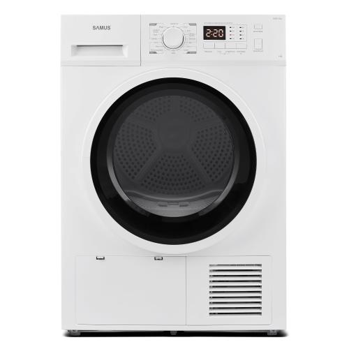 Uscator de rufe Samus SGDP-924, Pompa de caldura, 9 kg, 16 programe, Clasa D, Afisaj electronic (Alb)