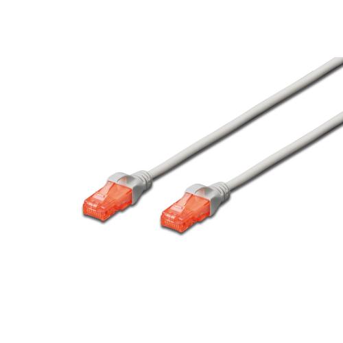 Cablu de corectie, Digitus, CAT6, U-UTP, 10 m, Alb DK-1617-100/BL