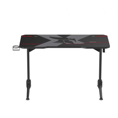 Birou gaming Serioux Catalyst,  1200x600x750mm, greutate suportata: 100 kg, mouse Pad inclus, suport casti, suport cana/pahar (Negru)