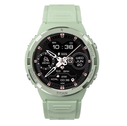 Smartwatch MAXCOM Titan Valkiria FW100, Ecran AMOLED 1.3inch, Android/iOS, 29g, IP69 (Verde)