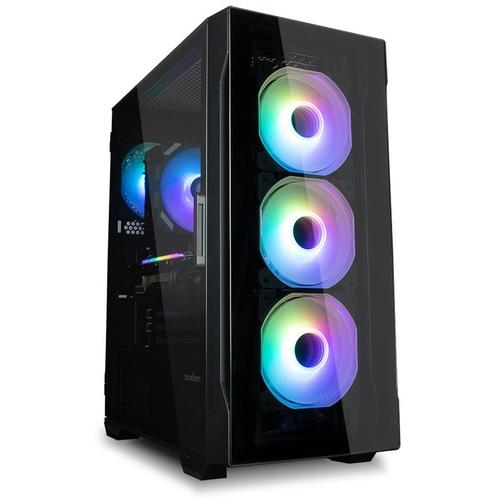 Carcasa Zalman i3 NEO TG, Middle tower, fara sursa, PSU shroud, Negru
