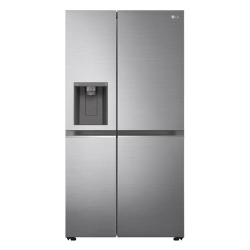 Side by Side LG GSLV71PZTD, Clasa D, Capacitate 635 l, No Frost, NatureFRESH, DoorCooling+, Linear Cooling, WiFi, ThinQ, Compresor Inverter Linear (Argintiu)