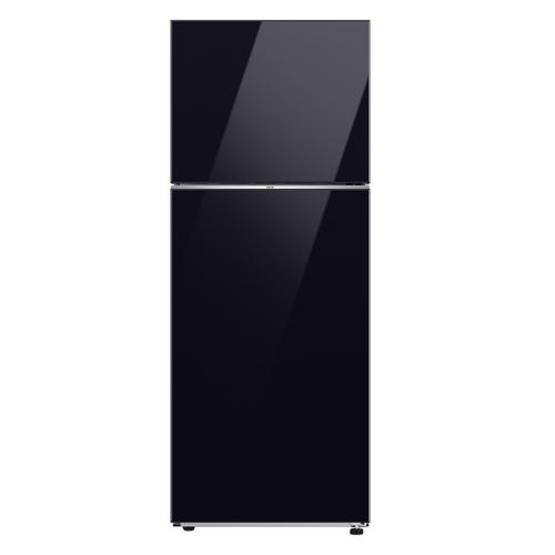 Frigider cu doua usi Samsung RT47CB662622EO, Capacitate 465 l, No frost, SpaceMax, All Around Cooling, WiFi, Smart Control, SmartThings, Compresor Digital Inverter, H 182.5 cm, Sticla (Negru)