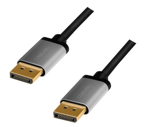 Cablu video Logilink CDA0101 DisplayPort Male - DisplayPort Male, v1.2, 2 m, Negru