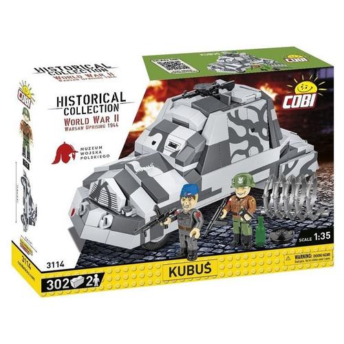 Set de constructie Cobi Klocki, masina blindata improvizata Kubus, 302 piese