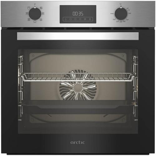 Cuptor incorporabil Arctic ARVIE1130XM, Electric, 71 l, Autocuratarea catalica, Timer digital, Grill, Clasa A (Inox)