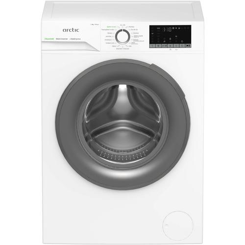 Masina de spalat rufe Arctic APLM2WFSU28211WG, 8 Kg, 1200 RPM, Motor Silent Inverter, Drum Clean+Steam, Child Lock, Anticrease, Digital Display, Add-In, Clasa A (Alb)
