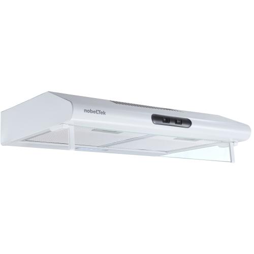 Hota traditionala NobelTek NHO-CL60F15W, Putere de absorbtie 300 mc/h, Iluminare LED, 60 cm (Alb)