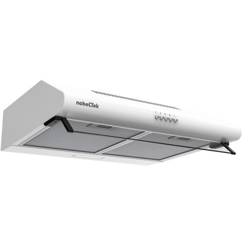 Hota traditionala NobelTek NHO-CL60F49W, Putere de absorbtie 400 mc/h, Iluminare LED, 60 cm (Alb)