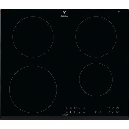 Plita incorporata, Electrolux, LIR60433B, Cu inductie, 59 cm, 4 zone de gatit, Afisaj digital (Negru)