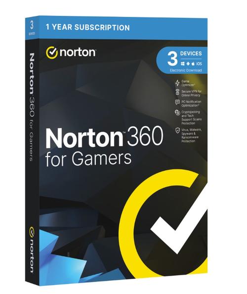Antivirus Norton 360 Gamers, Backup 50GB, 1 An, 3 Dispozitive, 1 Utilizator 1 Antivirus Norton 360 Gamers, Backup 50GB, 1 An, 3 Dispozitive, 1 Utilizator
