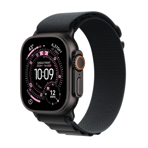 Smartwatch Apple Watch Ultra 3, 49mm, GPS + Cellular, Ecran Retina LTPO OLED, Chip S10 cu Procesor Dual-Core, 64GB Flash, Wi-Fi, Bluetooth, NFC, Alpine Loop Large (Negru) 1 Smartwatch Apple Watch Ultra 3, 49mm, GPS + Cellular, Ecran Retina LTPO OLED, Chip S10 cu Procesor Dual-Core, 64GB Flash, Wi-Fi, Bluetooth, NFC, Alpine Loop Large (Negru)