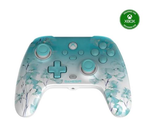 Gamepad GameSir T7 Pro Wired cu Hall Effect si 2 Butoane Spate pentru Xbox / PC – Floral Edition (Multicolor)
