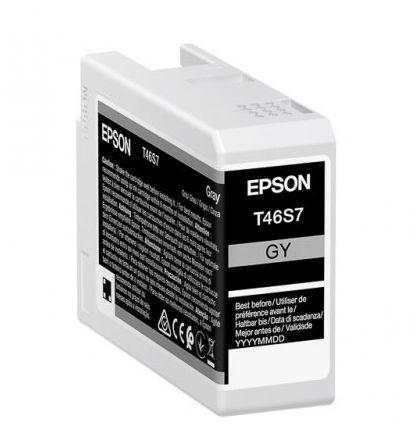 Cartus Cerneala Epson UltraChrome Pro 10 T46S7, 25 ml (Gri)