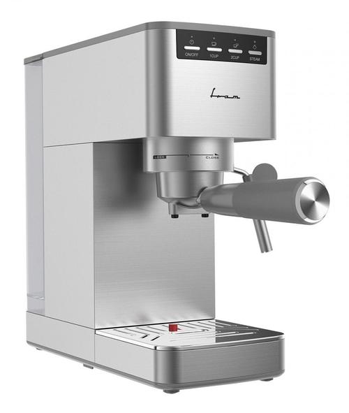 Espressor manual Fram FEM-D15SS, 1350 W, Rezervor 1.2 l, Sistem de spumare, 15 bar, Inox (Argintiu)