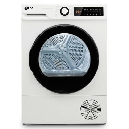 Uscator de rufe cu pompa de caldura LDK Higeea 7DPW, Slim, Capacitate 7 Kg, 15 programe, Antisifonare, Selectare nivel uscare, Amanare pornire, Selectare durata uscare (Alb)