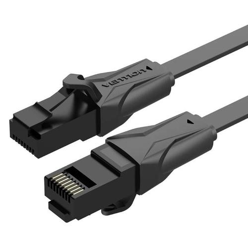 Cablu plat Vention Cat6 UTP Ethernet RJ45, 1.5m, Negru