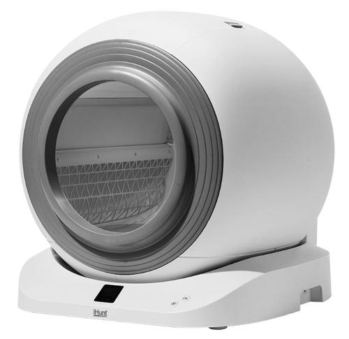 Litiera Automata iHunt Smart Cat Litter V5 cu Spray Deodorizare, Wi-Fi, Senzori, Aplicatie Smart (Alb)
