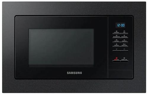 Cuptor cu microunde incorporabil Samsung MG23A7013CB, 23 L, 800 W, Functie Grill, Mod Eco, Dezghetare rapida (Negru)