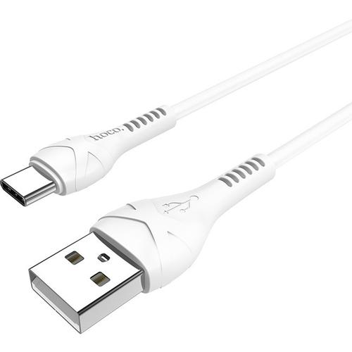Cablu de date HOCO X37, USB - USB Type-C, 1 m, Alb