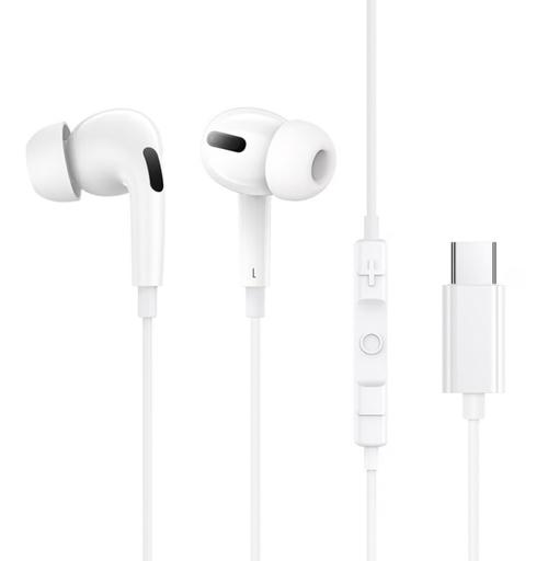 Casti Stereo Baseus Encok C18, USB-C (Alb)