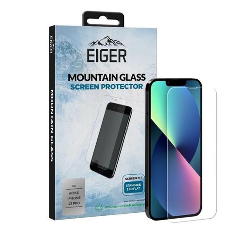Folie Sticla Eiger Temperata pentru Apple iPhone 13 / 13 Pro, 9H, 2.5D, 0.33mm (Transparent) 1 Folie Sticla Eiger Temperata pentru Apple iPhone 13 / 13 Pro, 9H, 2.5D, 0.33mm (Transparent)