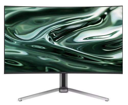 Monitor Gaming QD-OLED LC-Power 31.5inch LC-M32UCO, UHD (3840 x 2160), HDMI, DisplayPort, Boxe, Ecran curbat, 165 Hz, 0..03 ms (Negru/Gri)